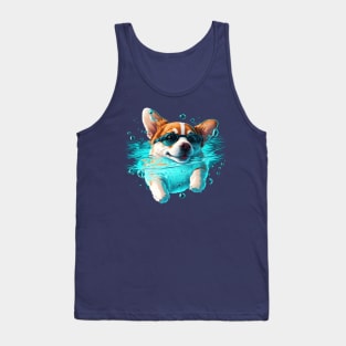 Nevermind Corgi Tank Top